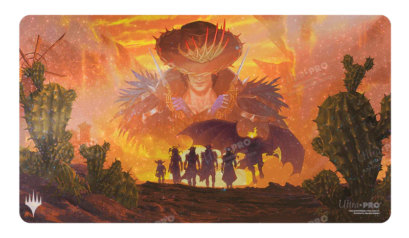 Magic Playmat - Outlaws at Thunder Junction: Gang Silhouette Holofoil