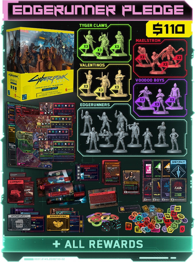 Cyberpunk 2077: Gangs of Night City Edgerunner Pledge (Exclusive Edition)