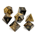 Norse Foundry: Tiger's Eye - 7 Piece RPG Set Gemstone Dice