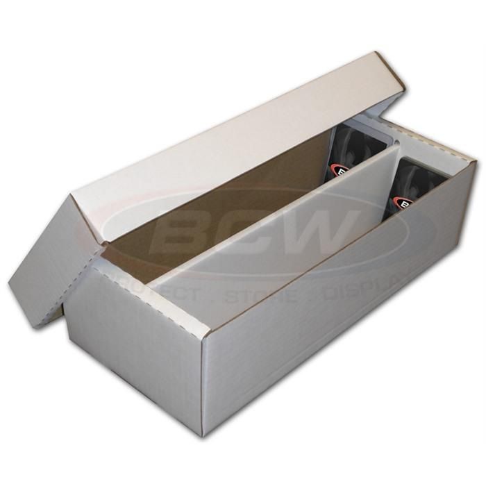 An image of Storage Box - 1600 count 2 Row "Shoe Box"