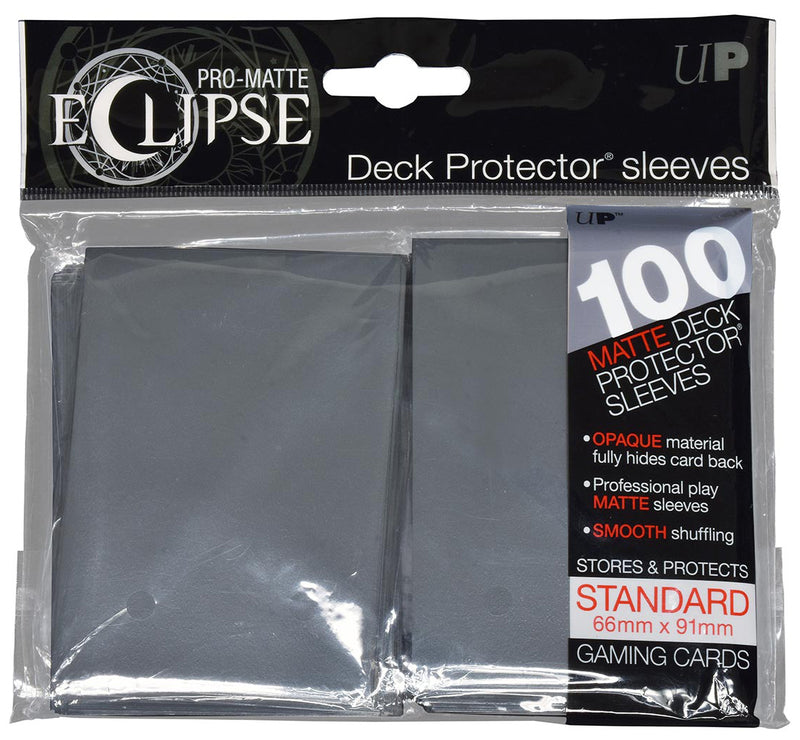 Picture of the Card Sleeves: Matte Eclipse 2.0 Sleeves: Smoke Grey (100)