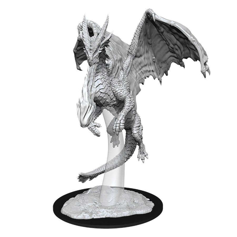Picture of the Miniature: Dragon, Young Red Dragon - Wizkids Unpainted Deep Cuts
