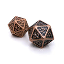 Metal Dire d20 (1) - Drakona Eldric Cuprum