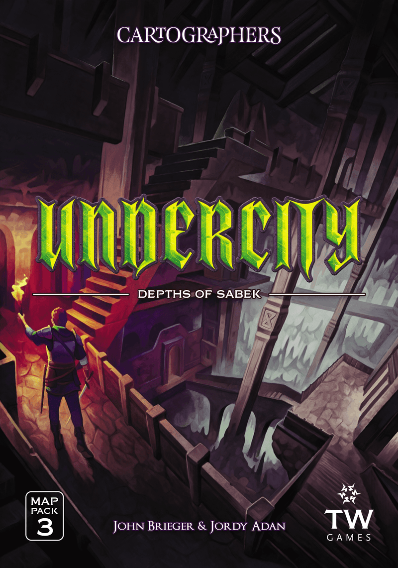 Cartographers Map Pack 3: Undercity - Depths of Sabek