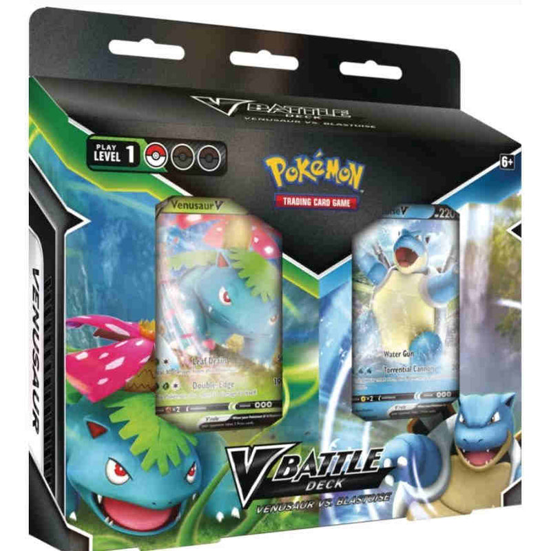 Pokemon TCG: V Battle Deck Venasuar vs Blastoise