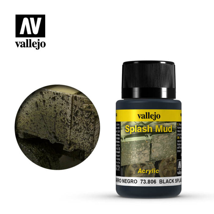 Picture of Vallejo Acrylic - Splash Mud - Black Splash Mud