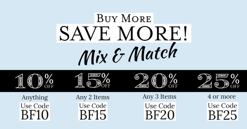 Black Friday - Buy More, Save More Promo!