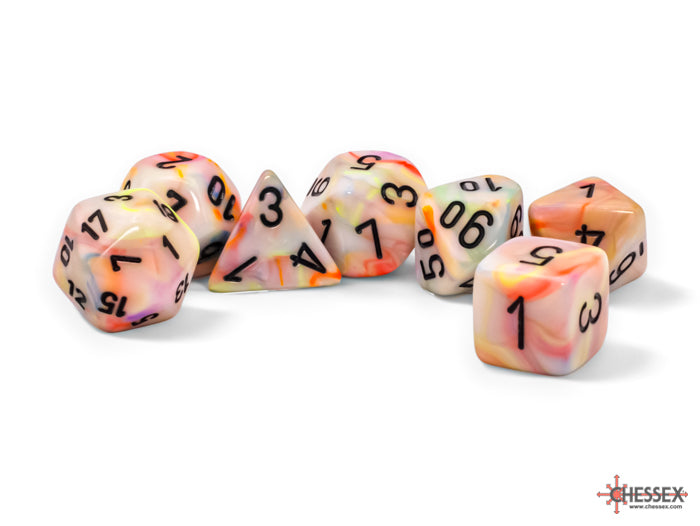 Mega-Hedral 7-Die Set: Festive Circus/Black