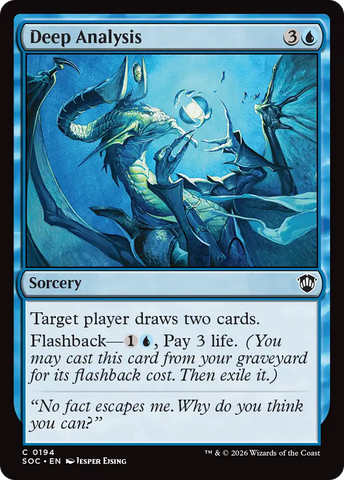 Deep Analysis [Secrets of Strixhaven Commander]