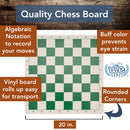 WE Games Best Value Tournament Chess Set - 20 inch