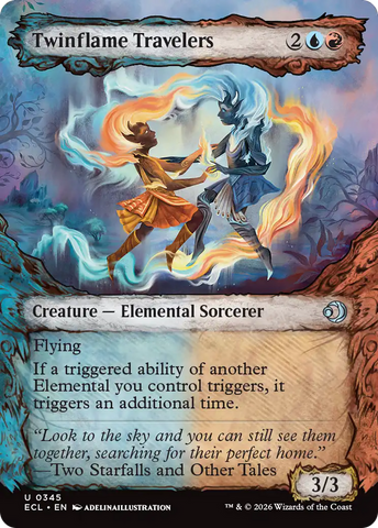 Twinflame Travelers (Showcase) [Lorwyn Eclipsed]