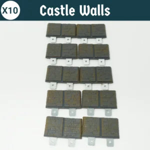 Epochscapes - Castle Wall - Pack of 10 (Not Painted)