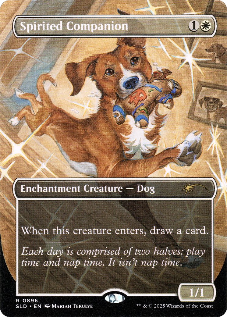 Spirited Companion (0896) (Rainbow Foil) [Secret Lair Drop Series]