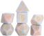 Sirius Dice 7 Dice RPG set - Unicorn - Pink