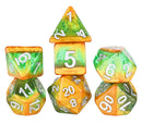 Sirius Dice 7 Dice RPG set - Rainforest