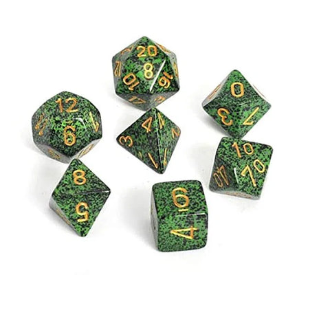 RPG Dice Set (7) - Speckled Golden Recon
