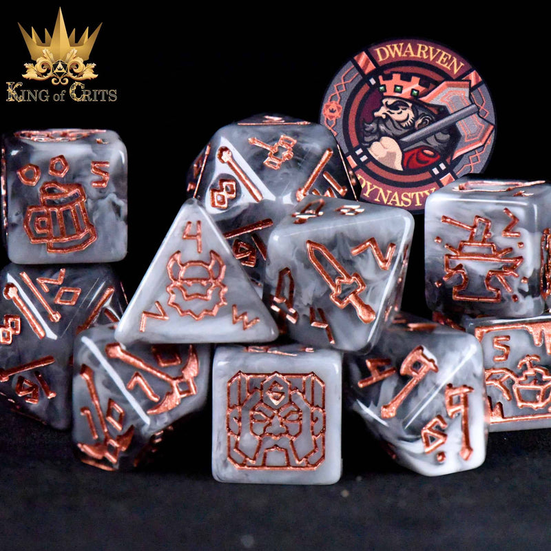 Dwarven Dynasty - 11 Dice Set
