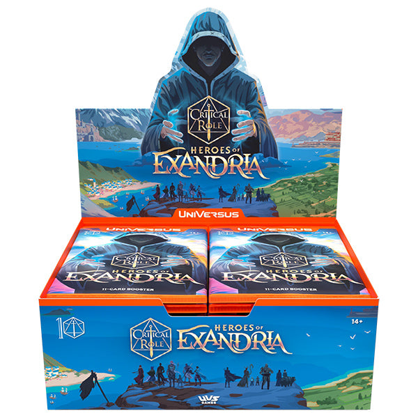 CLEARANCE UniVersus CCG: Critical Role - Heroes of Exandria Booster Display