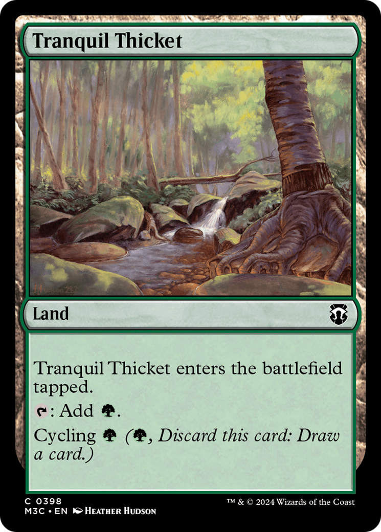 Tranquil Thicket (Ripple Foil) [Modern Horizons 3 Commander]