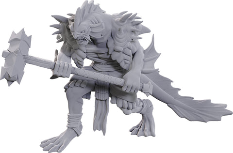 D&D Unpainted Minis: Sahuagin Coral Smasher - Wave 25