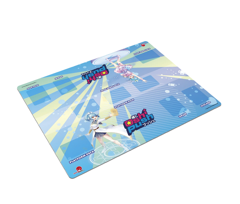 Oshi Push: Hidden Links - Oversized Playmat 2-Player Set Up Akiko Edition