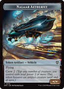 Nalaar Aetherjet // Treasure Double-Sided Token [Aetherdrift Commander Tokens]