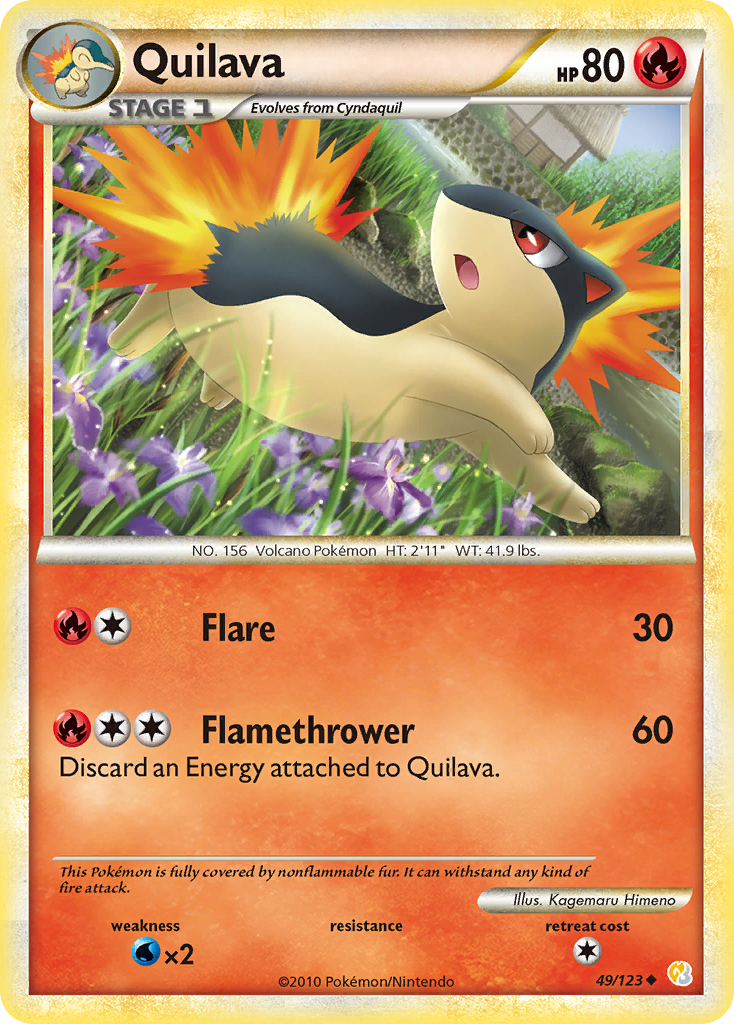 pokemon card quilava Quilava/TCG | Pokemon Collectors Wiki
