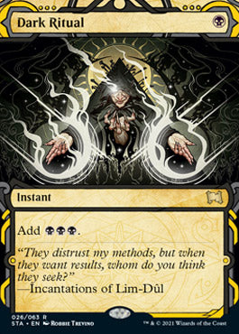Dark Ritual (Foil Etched) [Strixhaven: Mystical Archive]