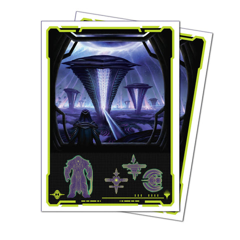 Ultra PRO: 105ct Standard APEX Sleeves - Edge of Eternities Susur Secundi, Void Altar
