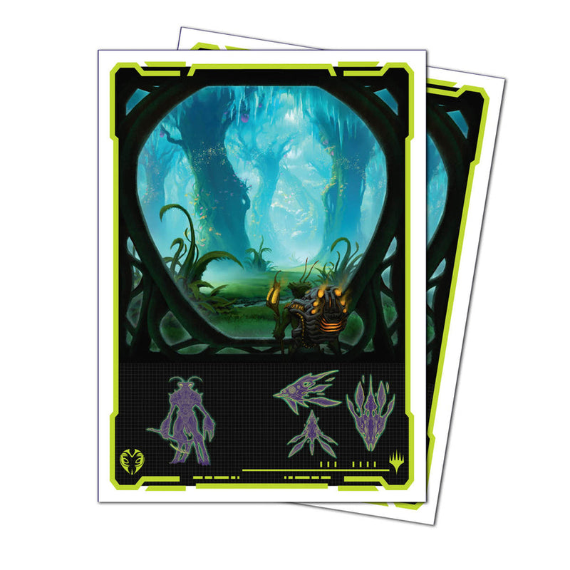 Ultra PRO: 105ct Standard APEX Sleeves - Edge of Eternities Evendo, Waking Haven