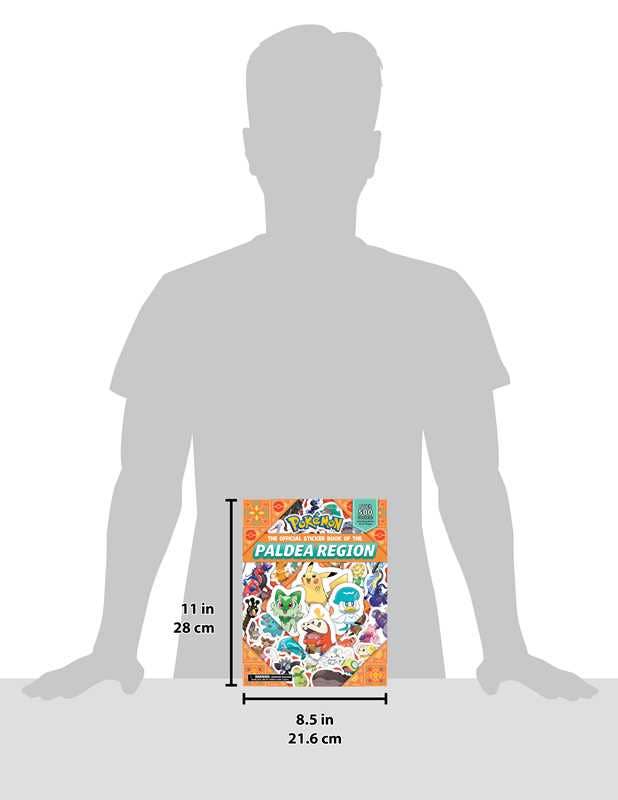 Pokémon The Official Sticker Book Of The Paldea Region  by Pikachu Press: Paperback; 126 pages / English