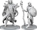 D&D Unpainted Minis: Mollymauk Tealeaf & Caduceus Clay W26