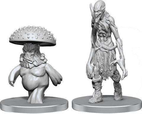 D&D Unpainted Minis: Myceloid & Grimstalker W26