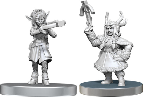 D&D Unpainted Minis: Veth Brenatto & Nott the Brave W26