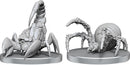 Unpainted Minis: Cave Scorpion & Hunting Spider W26