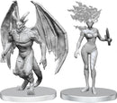 Pathfinder Unpainted Miniatures: Gargoyle & Shae