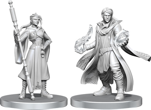 D&D Unpainted Minis: Beauregard Lionett & Caleb Widogast W26