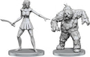 D&D Unpainted Minis: Mudwretch & Buso W26