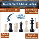 WE Games Best Value Tournament Chess Set - 20 inch