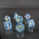 Dungeon Master Direct: Gemstone Dice Set (7pc) - Icy Blue Stormglass