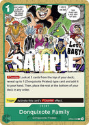 Donquixote Family [Kingdoms of Intrigue Pre-Release Cards]