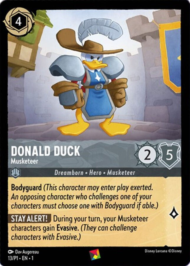 Donald Duck - Musketeer (13/P1) [Promo Cards]