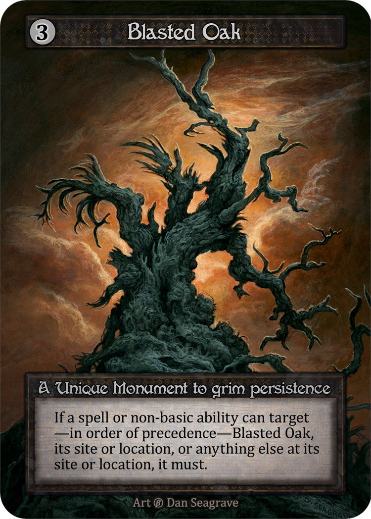 Blasted Oak