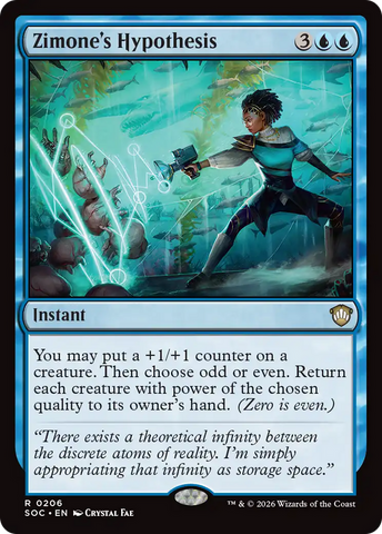 Zimone's Hypothesis [Secrets of Strixhaven Commander]