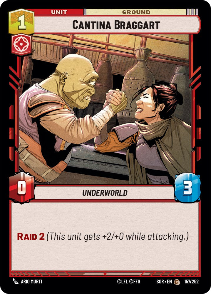 Cantina Braggart (157/252) [Spark of Rebellion]