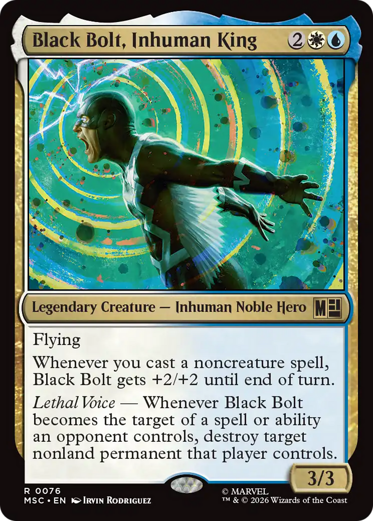 Black Bolt, Inhuman King [Marvel Super Heroes Commander]