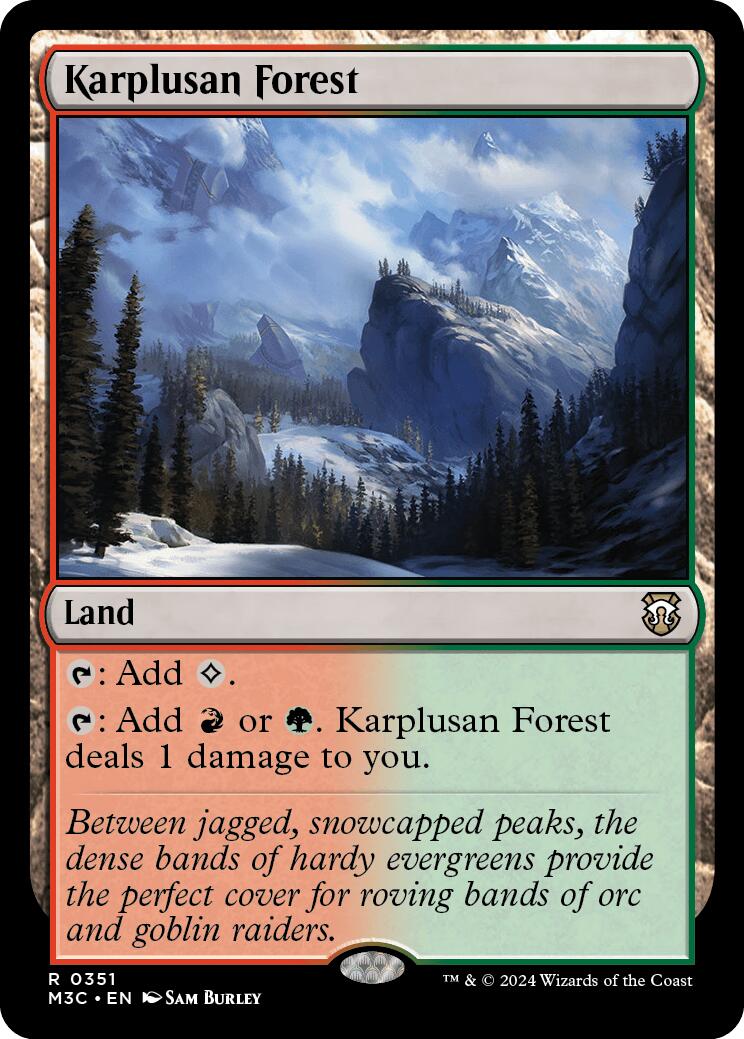 Karplusan Forest [Modern Horizons 3 Commander]