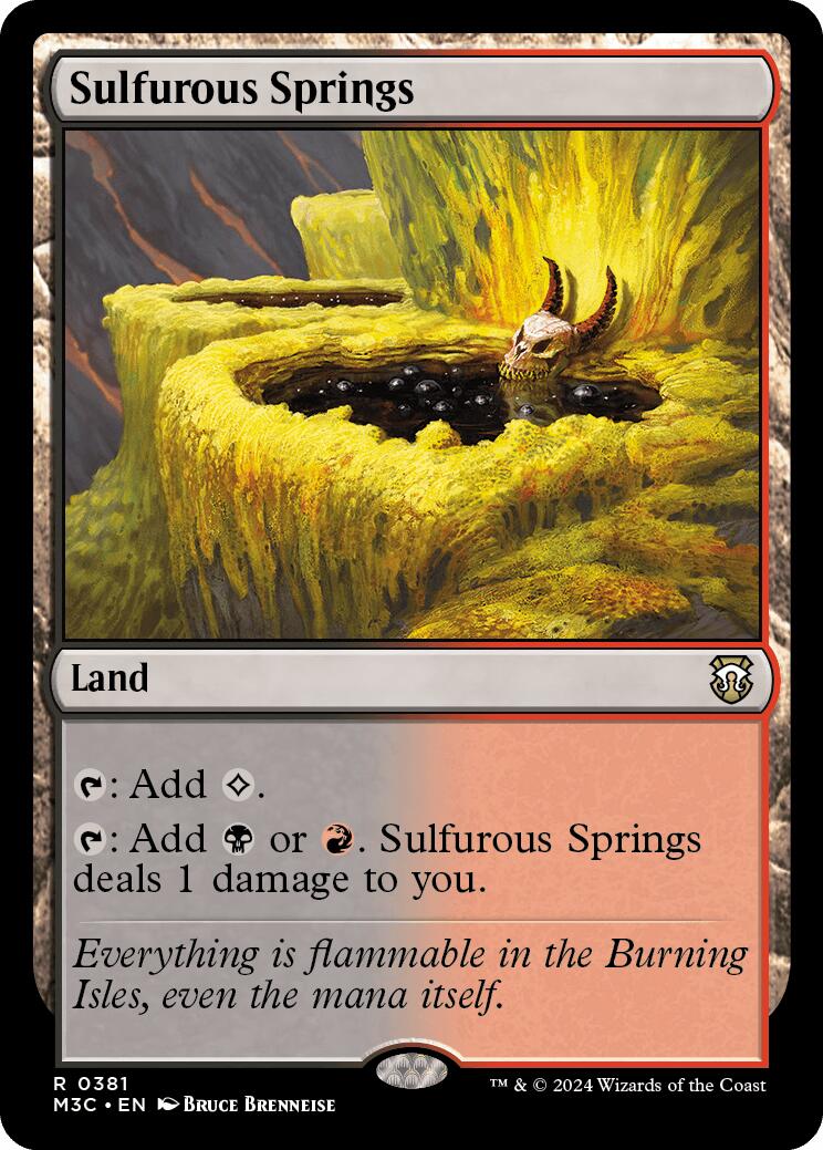Sulfurous Springs [Modern Horizons 3 Commander]