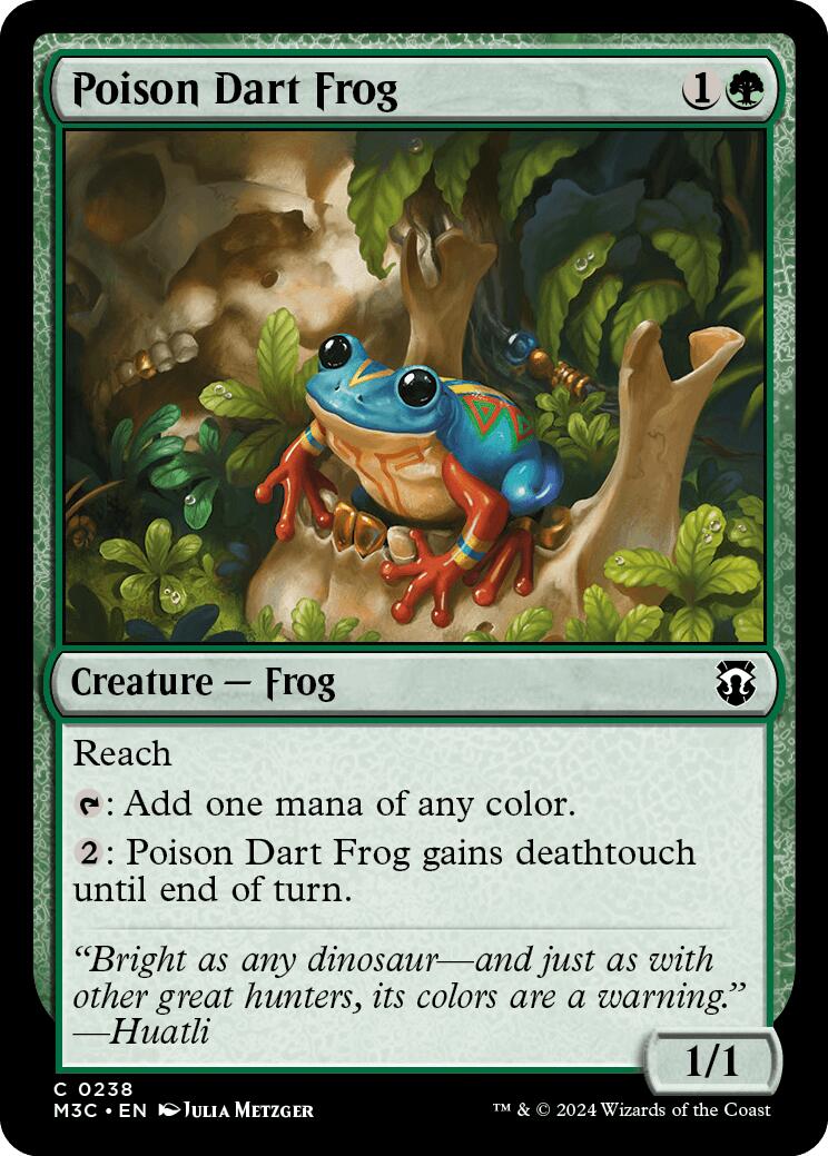 Poison Dart Frog [Modern Horizons 3 Commander]