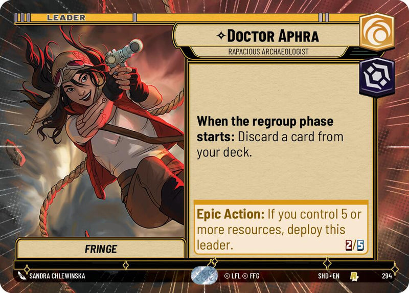 Doctor Aphra - Rapacious Archaeologist (294) (Hyperspace) (294) [Shadows of the Galaxy]